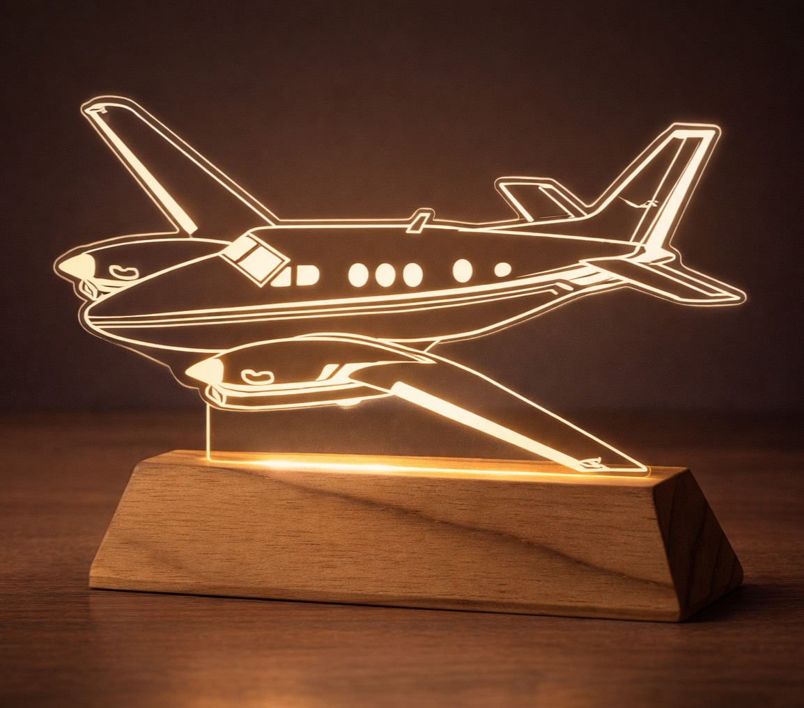 Exemplo de luminária personalizada para eventos